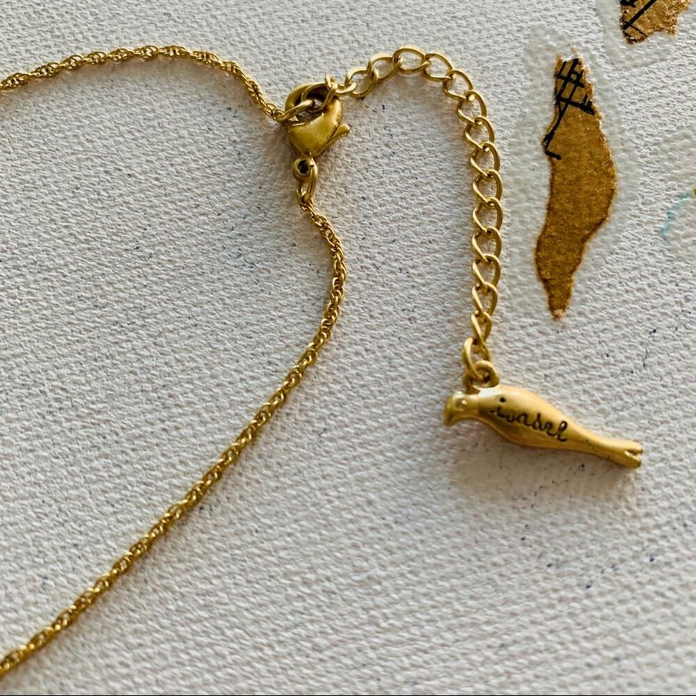 Chloe + Isabel | Gold Leaf Necklace - Picture 3 of 6
